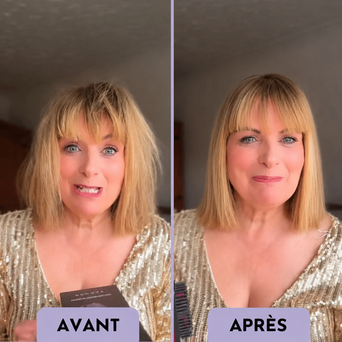Brosse chauffante et lissante